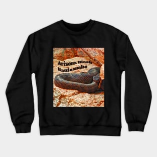 Arizona Black Rattlesnake Crewneck Sweatshirt